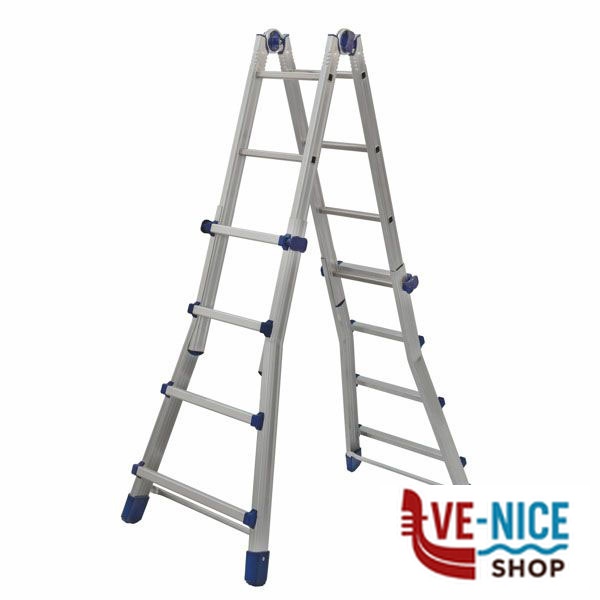 SCALA MULTIUSO ALL BRIKO BLU 2 GR.4+4 FACAL BB2 SCALE MULTIUSO-TRABATTELLI F - immagine 6