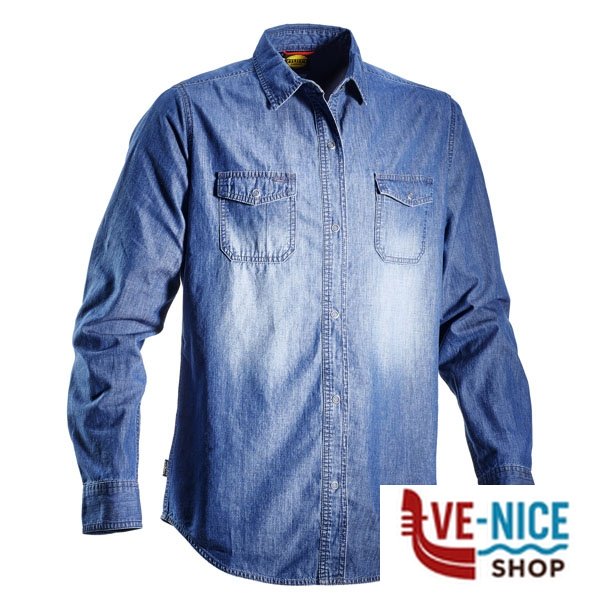 CAMICIA BLU XXL SHIRT DENIM DIADORA 171663-C6535/XXL INDUMENTI LAVORO F - immagine 7