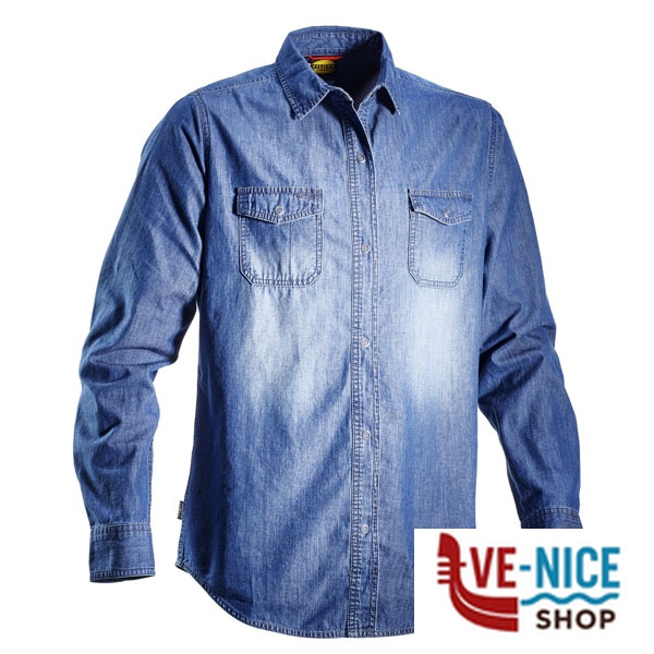 CAMICIA BLU M SHIRT DENIM DIADORA 171663-C6535/M INDUMENTI LAVORO F - immagine 6