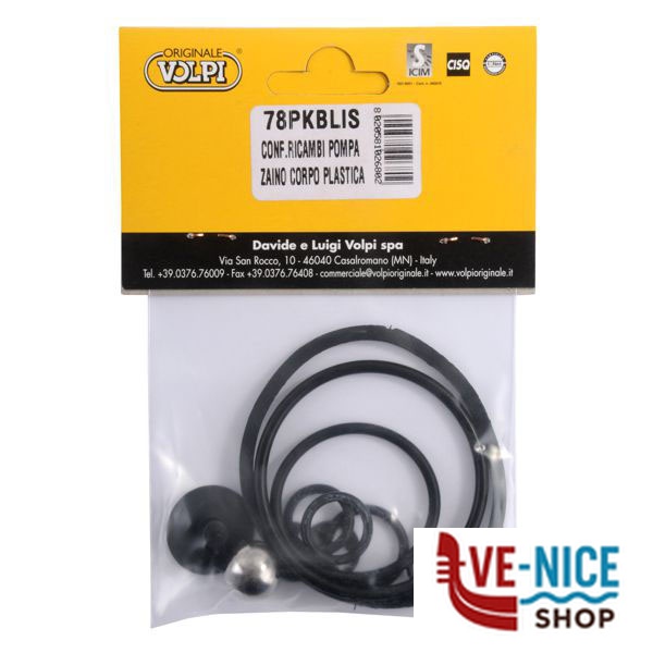 KIT RICAMBI IRRORATRICI UNI 78/81 Pz 11 VOLPI 78PKBLIS IRRORATRICI F - immagine 7