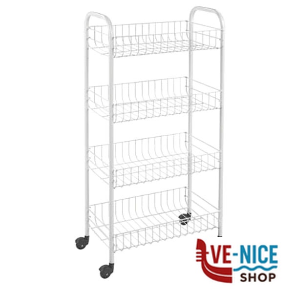 CARRELLO P.4 PISA cm 41x23 h 84 METALTEX 34.06.34 CARRELLI DOMESTICI C - immagine 5