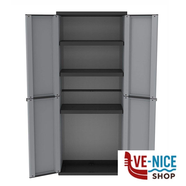 MOBILETTO PL TP 68x37,5 h 164 GRIGIO J-LINE TERRY 1003259 MOBILETTI F - immagine 5