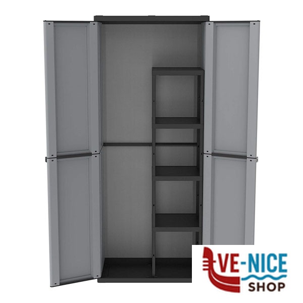 MOBILETTO PL PS 68x37,5 h 164 GRIGIO J-LINE TERRY 1003260 MOBILETTI F - immagine 5