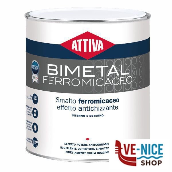 SMALTO FERROMICACEO 0,75 59 FERRO BIMETAL ATTIVA 711205059 SMALTI F - immagine 6