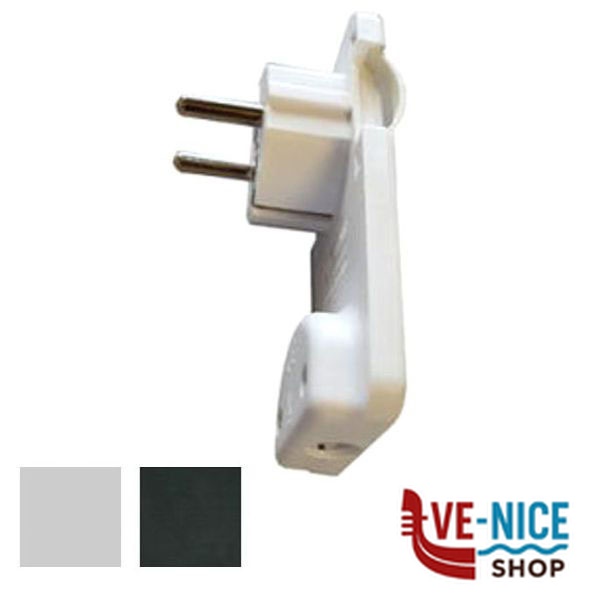 SPINA SQUADRA PIATTA SK 16A+T BIANCA FG28519 SPINE E ADATTATORI ELETTRICI F - immagine 5