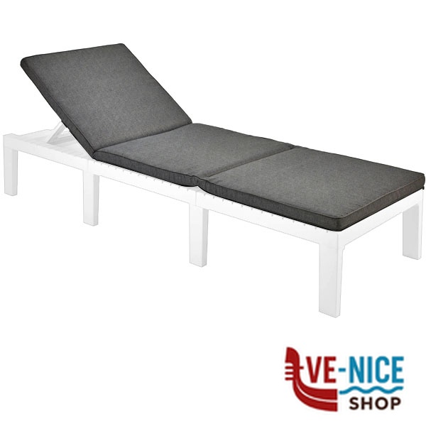 LETTINO RESINA FISSO HAITI BIANCO PROGARDEN HAI08CCB ARREDO GIARDINO PROGARDEN C - immagine 6
