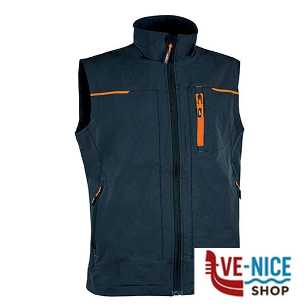 GILET DEEP BLUE XL SATURN UPOWER PE181DB-XL INDUMENTI LAVORO F - immagine 5
