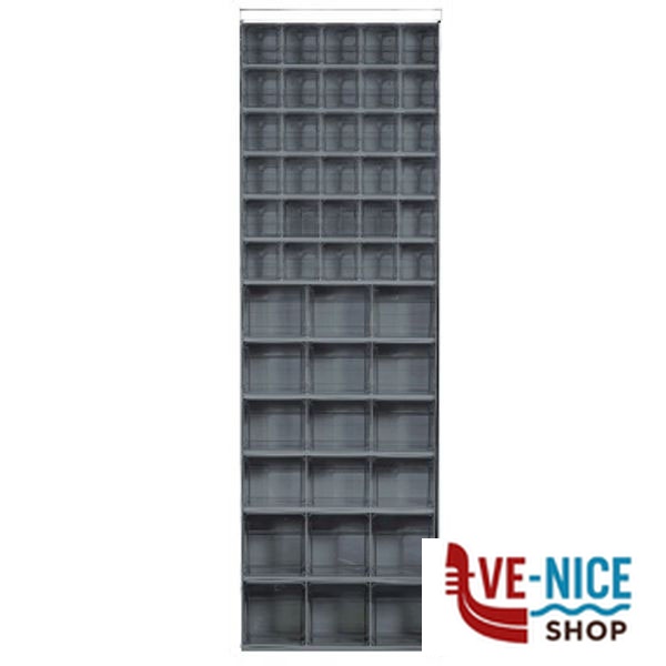 MOBILE 1 PANNELLO 66x25 h 200 POSTI 48 MOBILPL CB200A.GS CASSETTIERE E CONTENITORI F - immagine 5