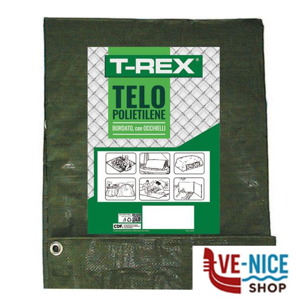 TELONE PLASTICA TESSUTO 2x 3 STD TREX 01911 100grs/m2 TELONI PLASTICA F - immagine 7