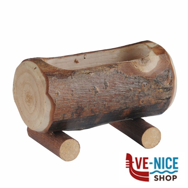 FIORIERA LEGNO TRONCHETTO cm 15 BUZZI MT15 FIORIERE F - immagine 6
