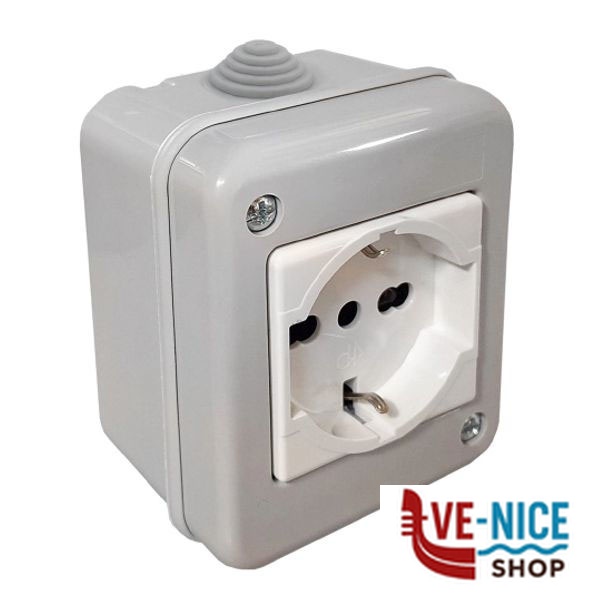PRESA BIPASSO SK ESTERNA FG12318 DEVIATORI E PRESE ESTERNI F - immagine 7