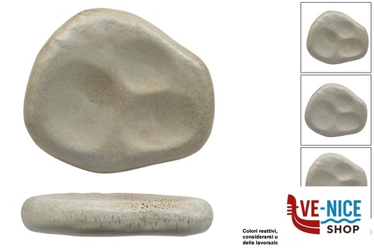 ANTIQUA-PIATTO ALTO ORGANIC CM.26X22 H.5 IN GRES PORCELLANATO IMPORT TAVOLA PROFESSIONAL ceramica (acq.min.4 pezzi) - immagine 2