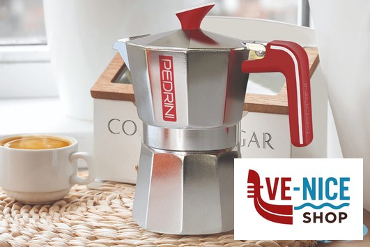 BRILLANT ECO FRIENDLY-CAFFETTIERA 3 TAZZE PEDRINI caffettiere (acq.min.1 pezzi) - immagine 4