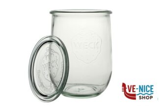 WECK TULIP-CARTONE 6 VASETTI LT.1 COPERCHIO 100 745   06530 DOSEN-ZENTRALE ZUCHNER GMBH vetro (acq.min.1 pezzi)