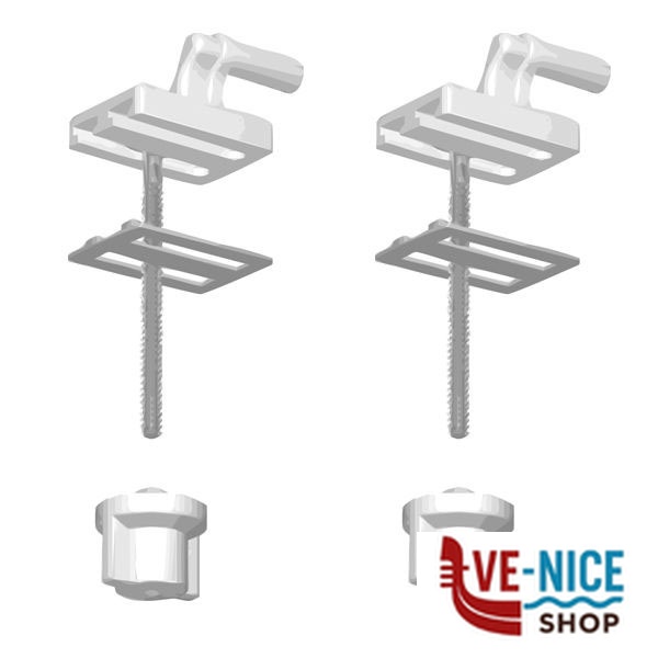 ATTACCO SEDILE Z10 2FSE501202 SANIPLAST 2FSE501202 SEDILI WC C - immagine 7