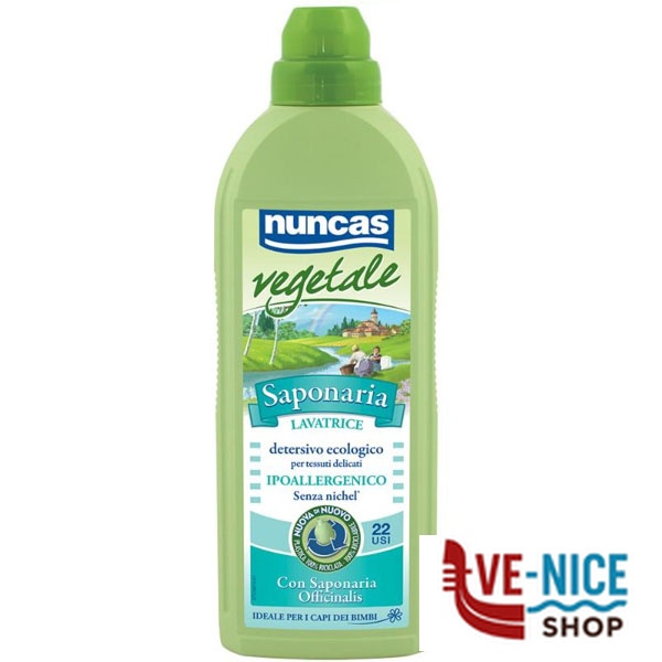DETERSIVO SAPONARIA LAVATRICE VEGET. l 1,00 NUNCAS F1 4001050 NUNCAS C - immagine 7