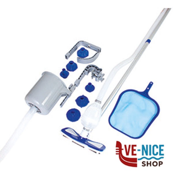 KIT PULIZIA PISCINE DELUXE BESTW 58237 PULIZIA PISCINE C - immagine 7