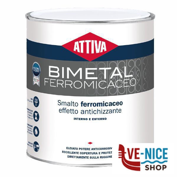 SMALTO FERROMICACEO 0,75 39 ARDESIA BIMETAL ATTIVA 711205039 SMALTI F - immagine 7