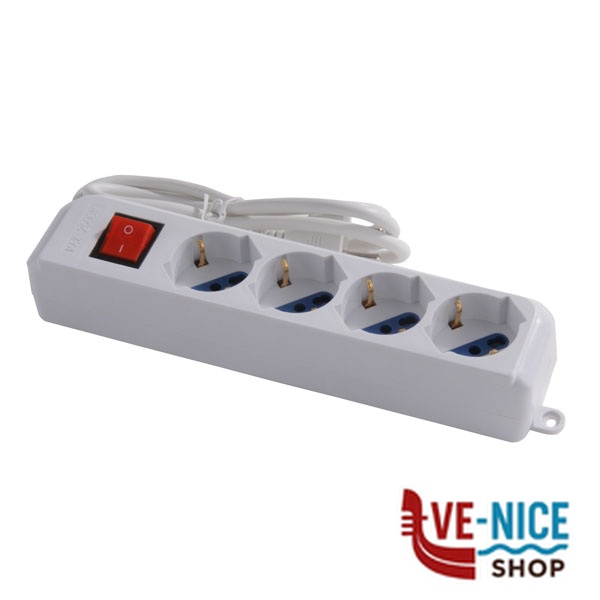 MULTIPRESA 4x2PT SK INT SYNTESY 00378 SL3504 AVVOLGICAVI E PROLUNGHE F - immagine 7