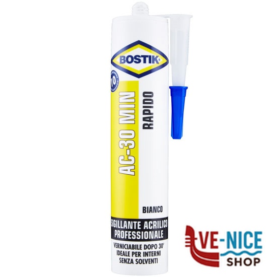 SIGILLANTE ACRILICO RAPIDO BIANCO ml 300 BOSTIK D2602 BOSTIK F - immagine 7