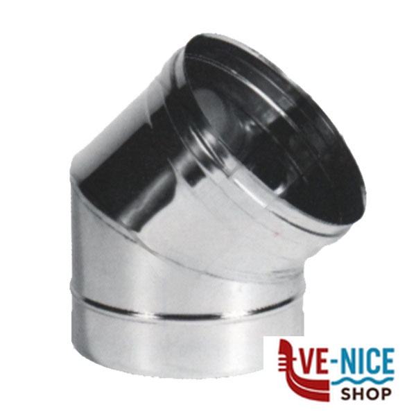 GOMITO INOX SETTORI 45^ 18 MARAL PSCQ45-180 TUBI INOX F - immagine 8