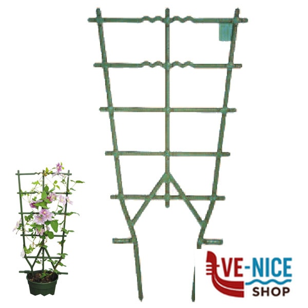 TELAIO VASI RAMPICANTI VERDE cm 35 h 64 375BV VASI PLASTICA F - immagine 8