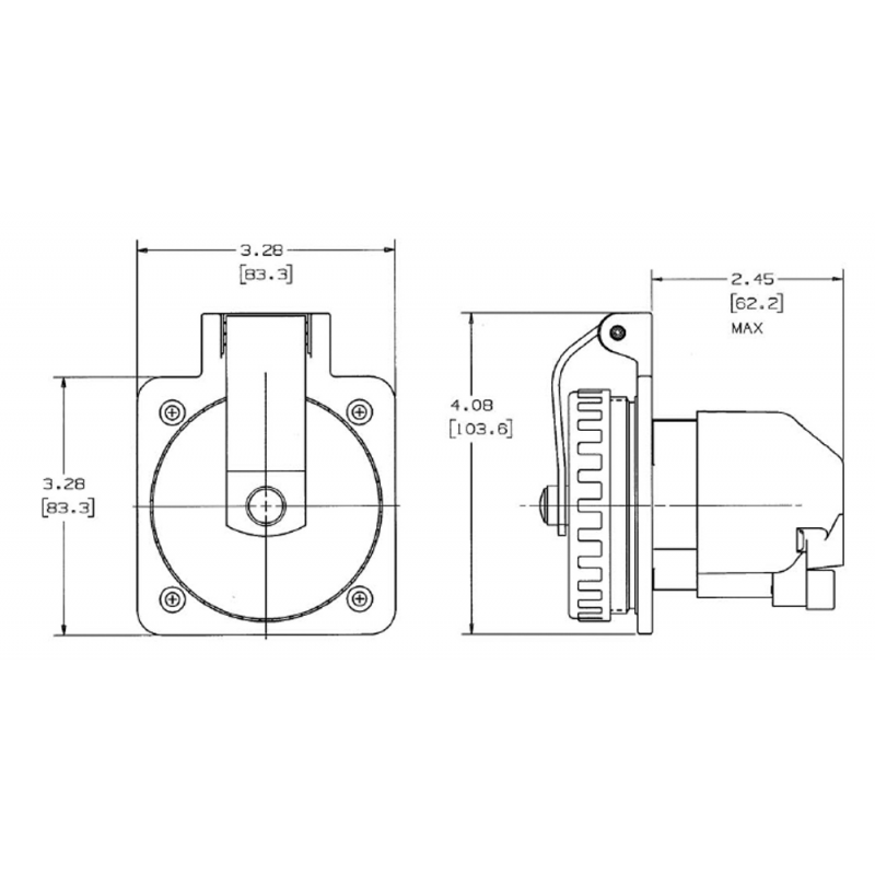 Hubbell SPINA INOX 16 AMP. (acq.min. unità) - immagine 5